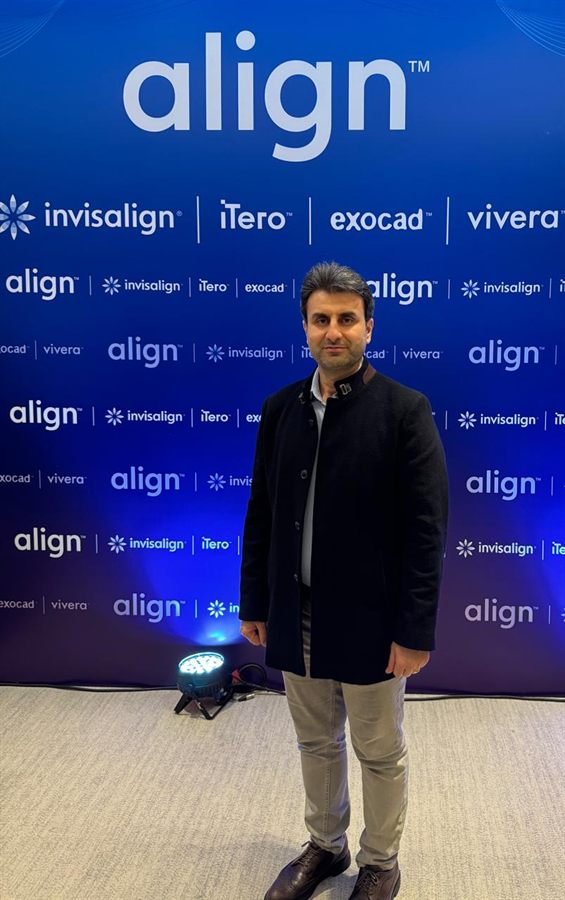 د. عابدين شاكر في فعالية لشركة Align Technology.